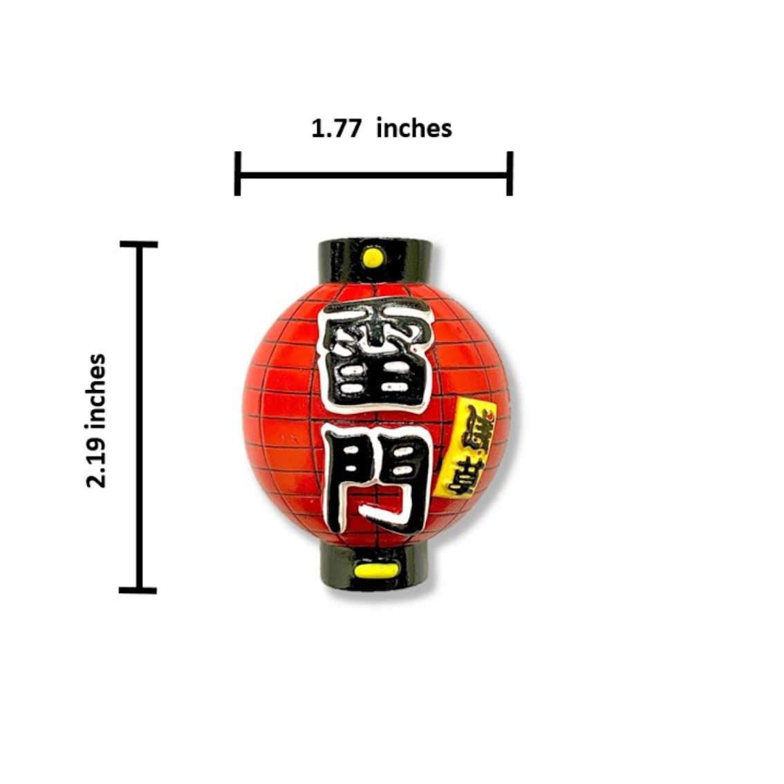 日本 雷門燈籠磁鐵磁力貼 + 日本 Q版-雷門貼布繡【2件組】大門磁鐵 冰箱磁 彩色磁鐵 可愛磁鐵 冰箱貼 外國地標磁鐵