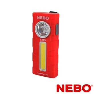 【NEBO】Tino超薄型兩用LED燈-紅(盒裝) 堅固的塑料外殼