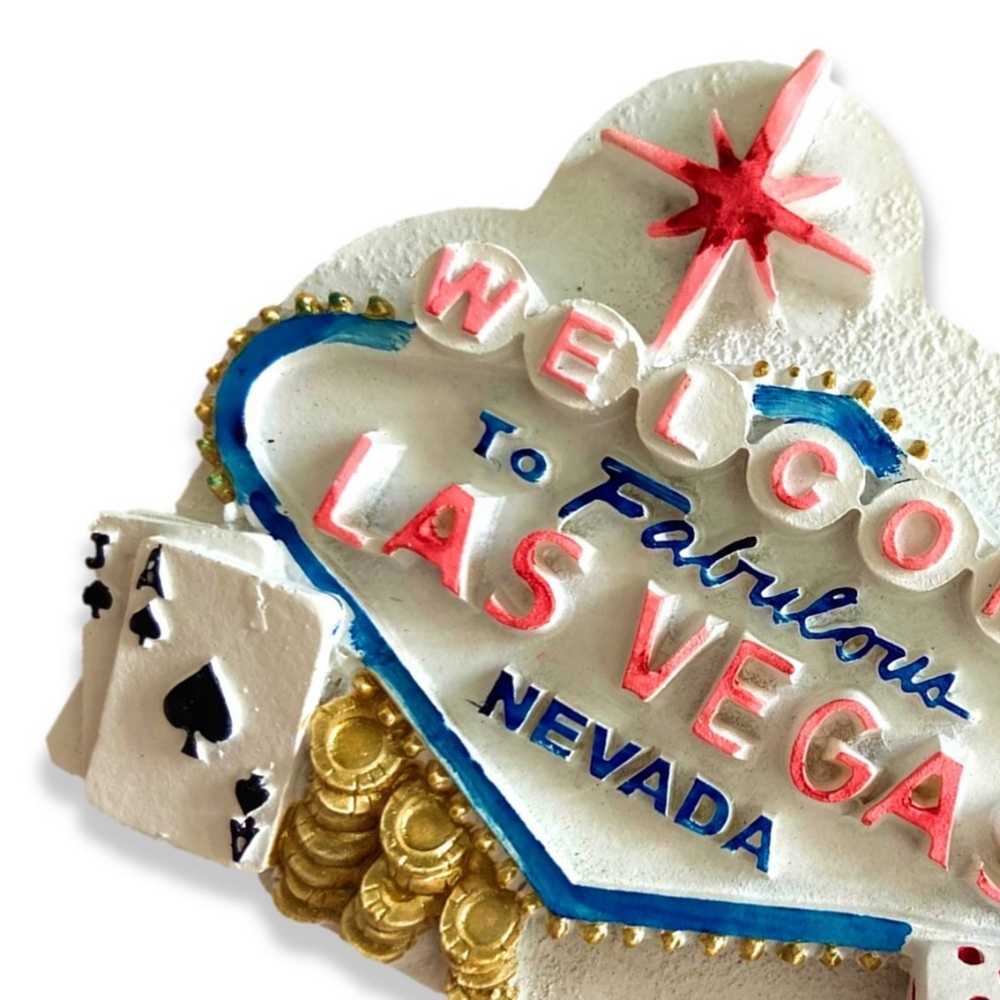 拉斯維加斯 賭場 Las Vegas電箱裝飾+美國 拉斯維加布貼【2件組】 造型立體磁鐵 大門磁鐵 冰箱磁鐵 白板磁鐵