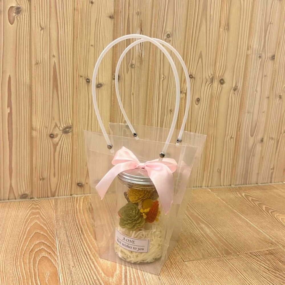 【A-ONE】永生索拉花罐 許願花瓶 小花束 小捧花 乾燥花束 永生球花 畢業乾燥花 索拉花束 情人節 生日 聖誕節