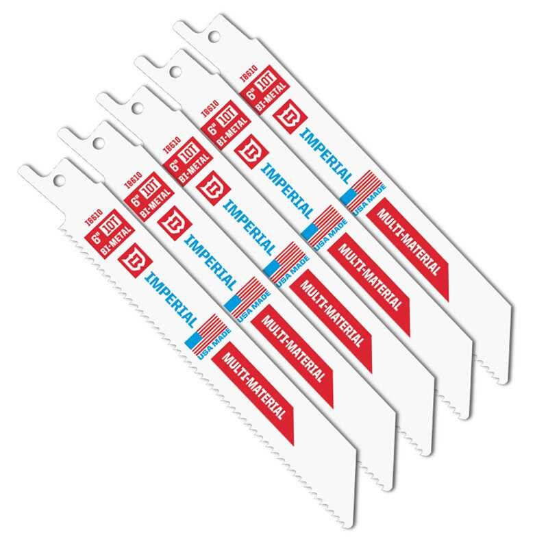 【美國硬派Imperial blades】軍刀鋸 6\"×10T(五入) 全系列產品,美國製造