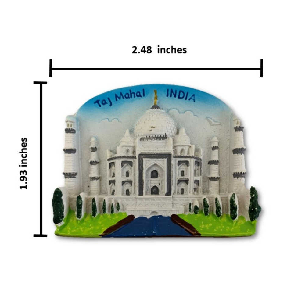 泰姬瑪哈陵立體冰箱貼+印度 泰姬瑪哈陵背膠補丁【2件組】磁鐵冰箱貼 可愛磁鐵 立體磁鐵 造型立體磁鐵 交換禮物 磁鐵