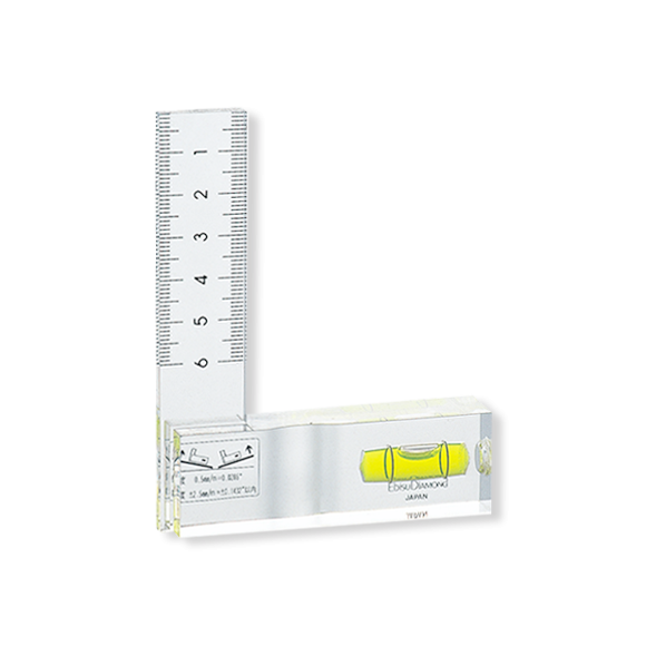 【日本EBISU】直角定規 ED-SQ 日本製 造型美觀，隨身好攜帶