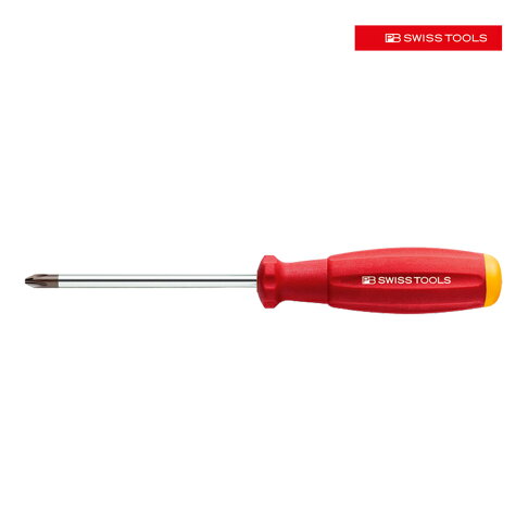 【PB SWISS TOOLS】軟柄起子十字 -1x80mm PB-8190.1-80 根據起子不同顏色編碼設計