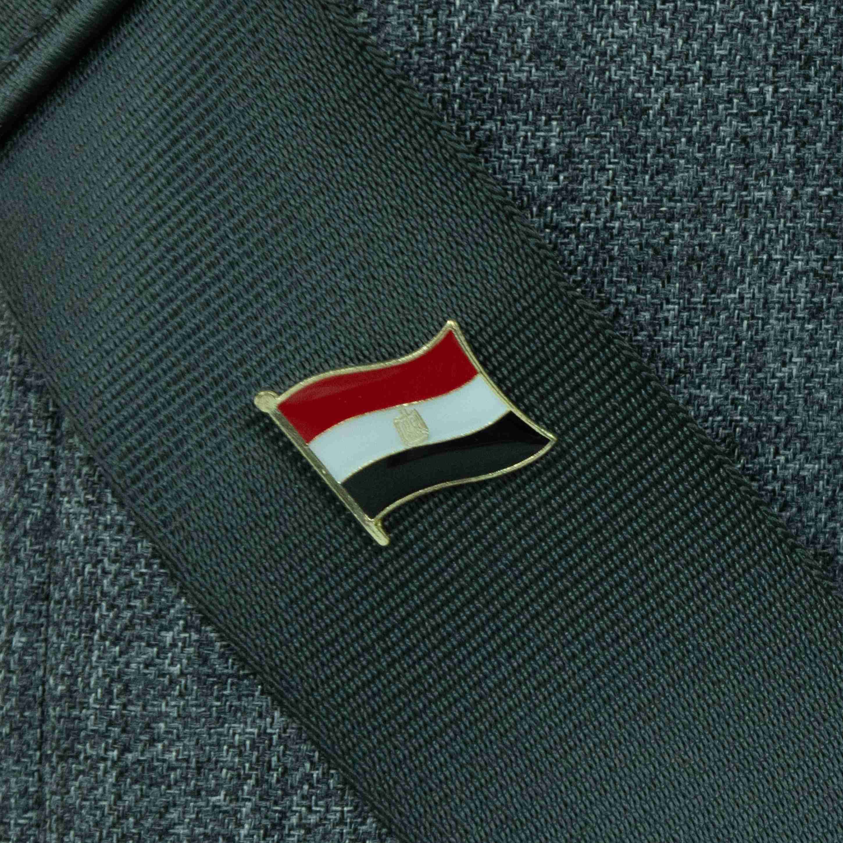 EGYPT 埃及國旗 國徽別針 金屬飾品 國旗別針 國徽胸章 國旗胸針 精美 遊學