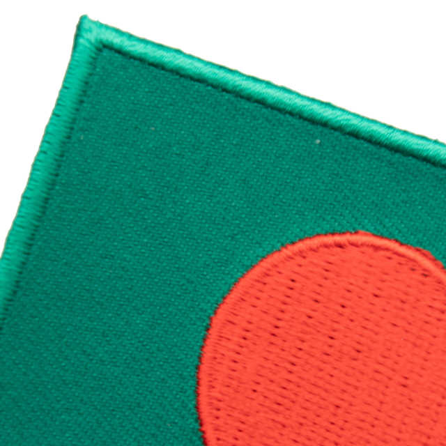 BANGLADESH  孟加拉 國旗 熨燙士氣章 燙貼 Flag Patch袖標 布藝裝飾貼 刺繡貼紙 裝飾 補丁貼