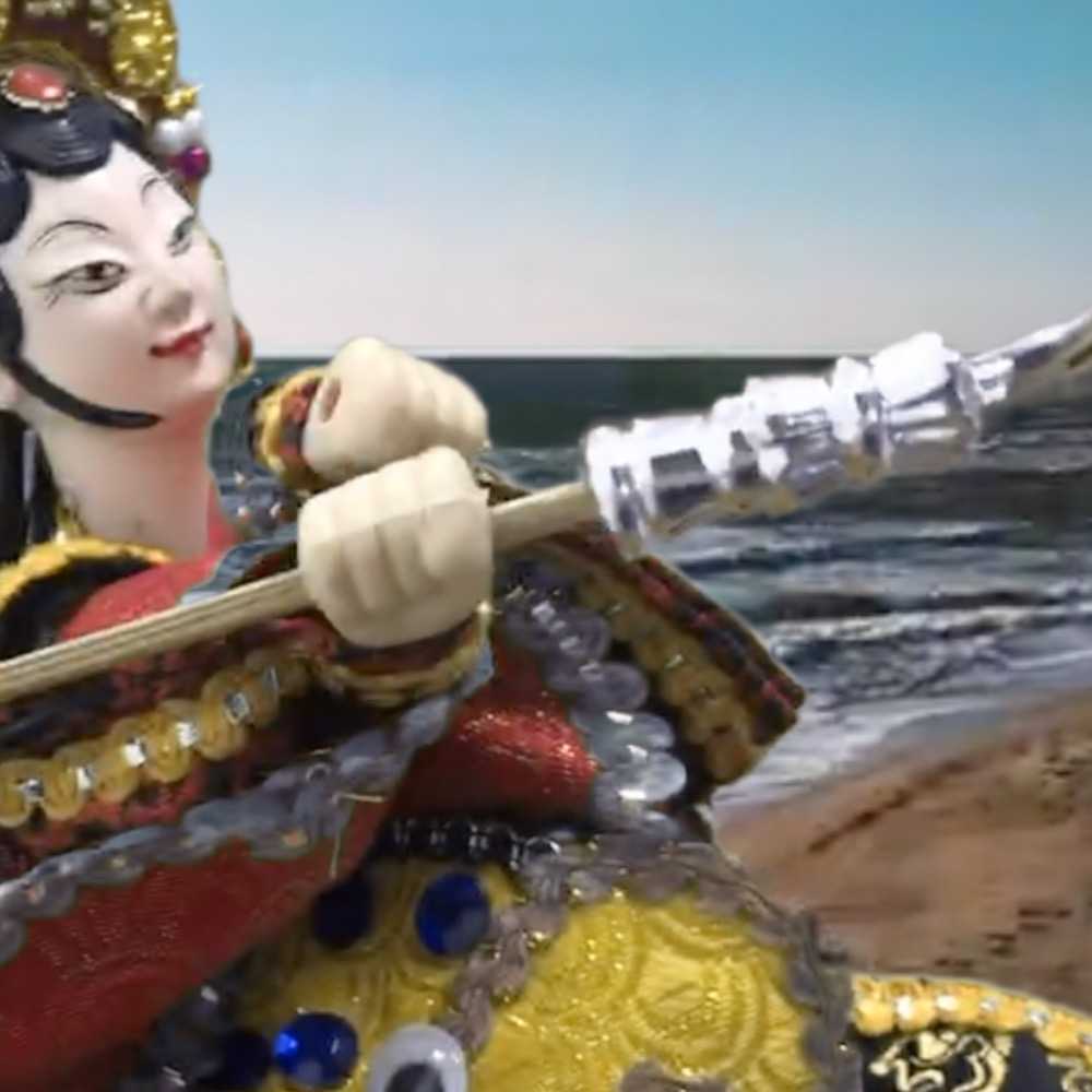 花木蘭 電視布袋戲 (送Taiwan熨燙補丁貼 戲偶架) 早期 武旦 布偶 木偶 人偶 戲偶 手偶 玩偶 童玩 玩具