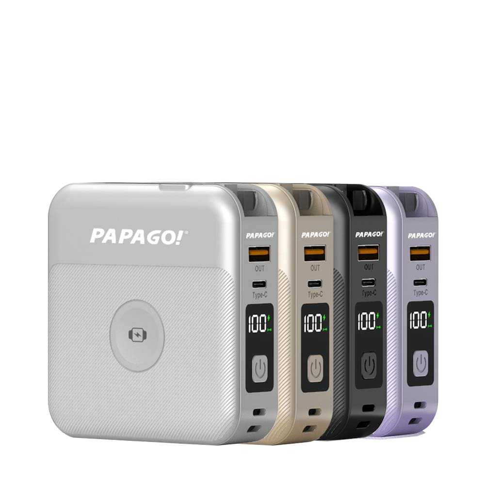 Papago 第三代10000 mAh功能無線充行動電源BS-WL720