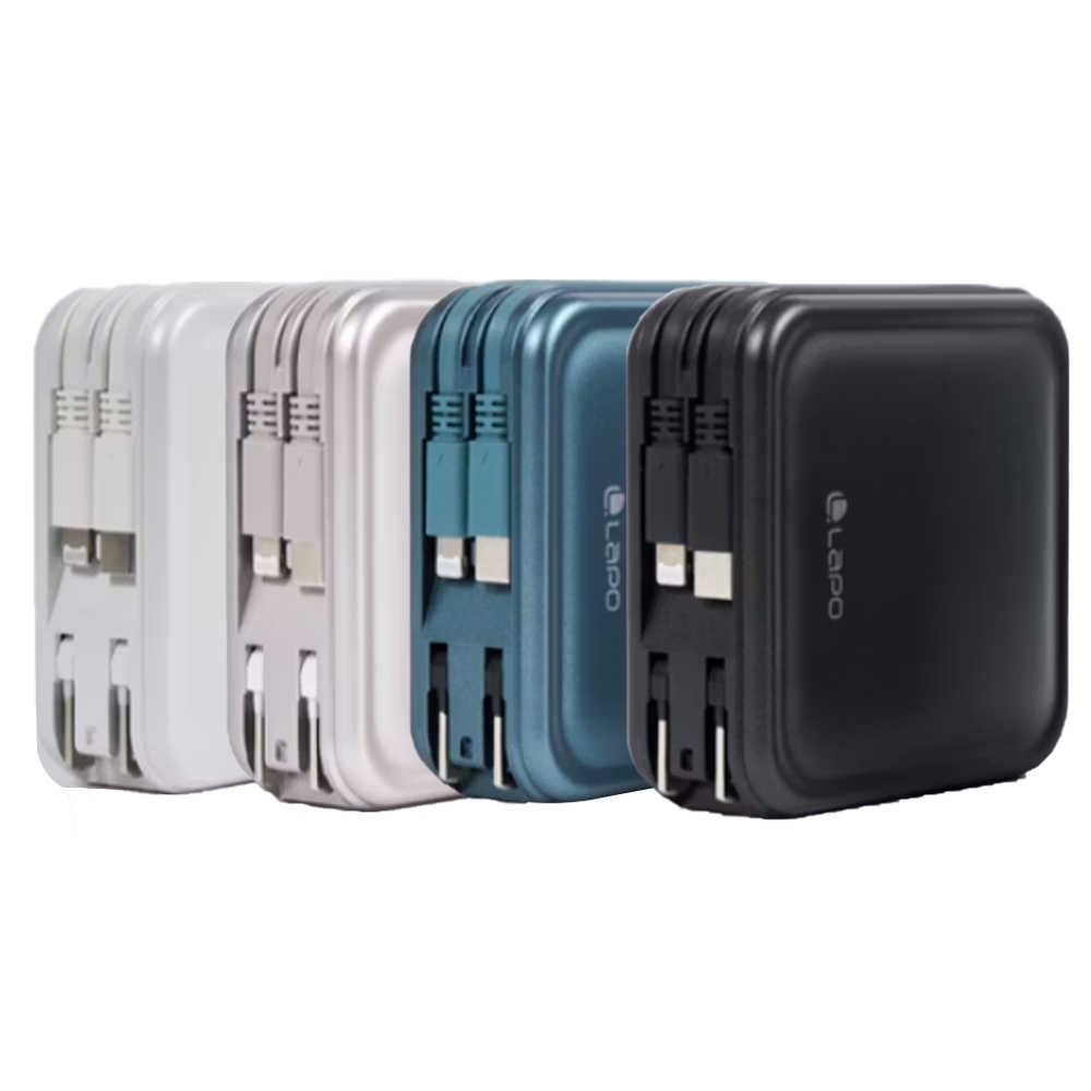 LaPO WT-08P 11200mAh 自帶線快充無線充行動電源(支援Apple Watch)