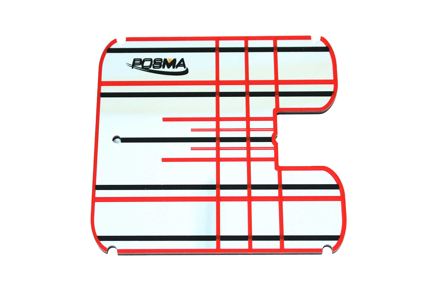 Posma PHS001高爾夫練習推桿套組 含3款塑料球洞 1款迷你推桿瞄準鏡1個POSMA黑色輕便背包