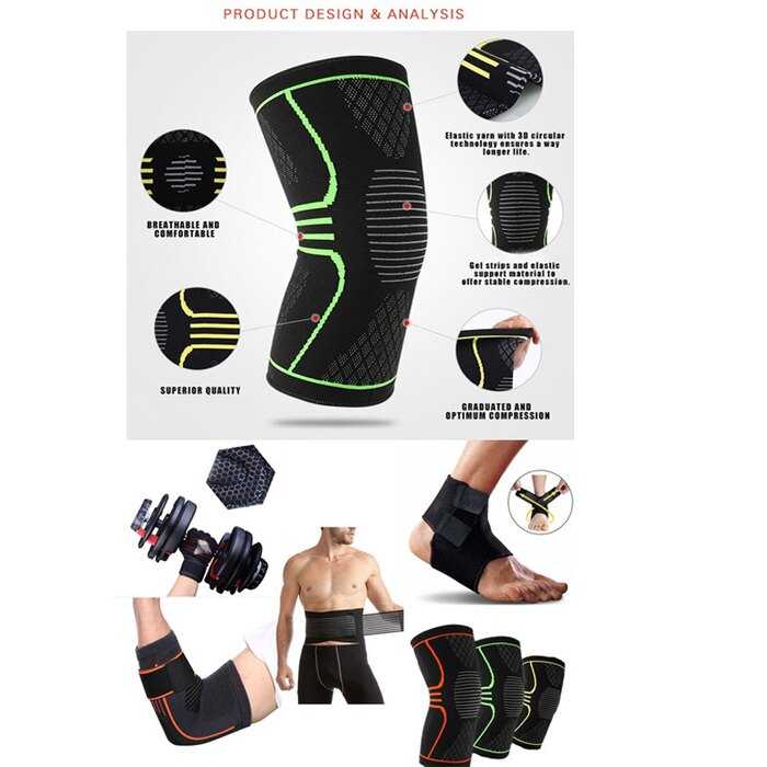 Posma SPS010 防滑透氣運動/重訓防護套組 配手套+長透氣肘套+腰帶+膝腿套+踝套