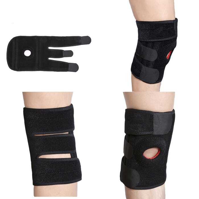 Posma SPK020 透氣式兩側條調整型膝腿套四入套組