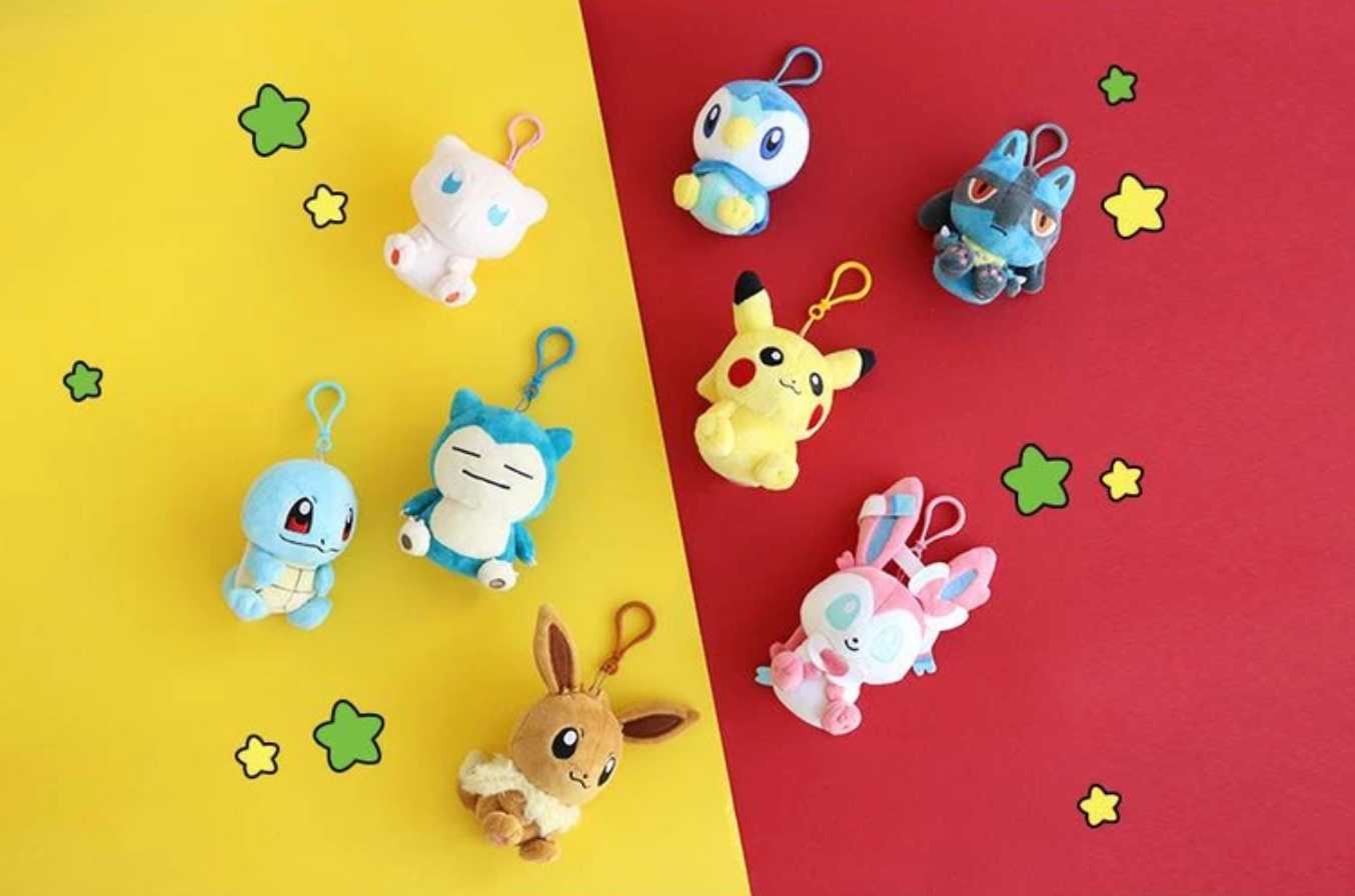 韓國正版授權神奇寶貝 精靈寶可夢Pokemon 皮卡丘/卡比獸/仙子伊布/伊步/路卡利歐/波加曼/傑尼龜-娃娃吊飾