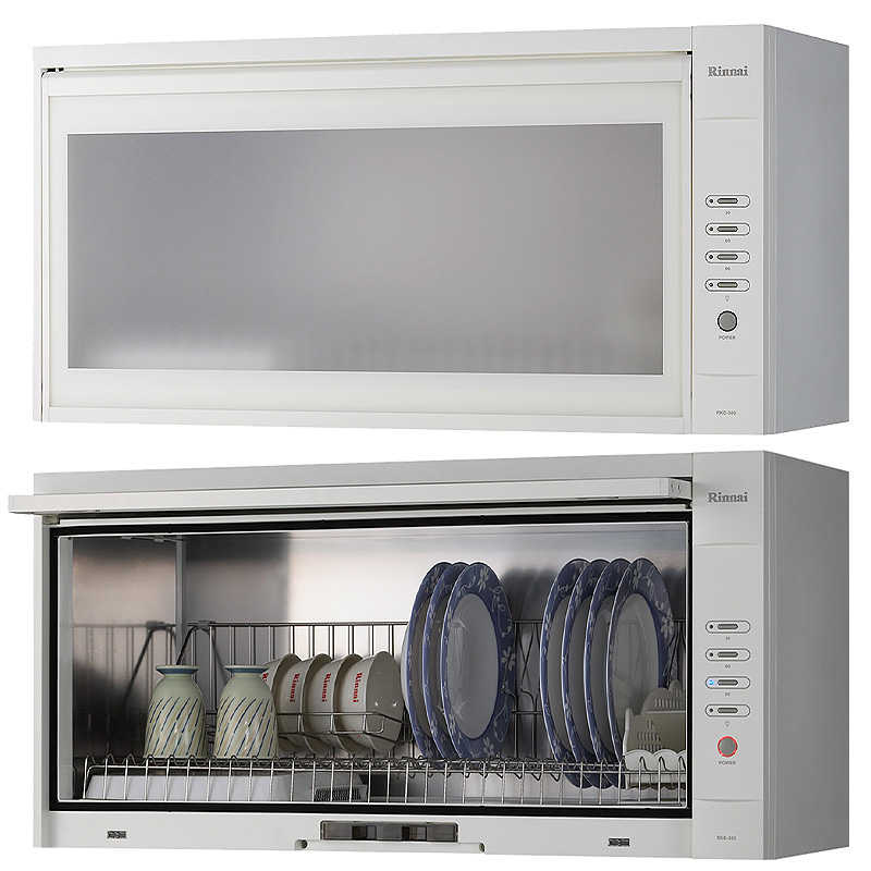 林內【RKD-380L-W】80公分懸掛式熱風循環烘碗機-白(含全台安裝)
