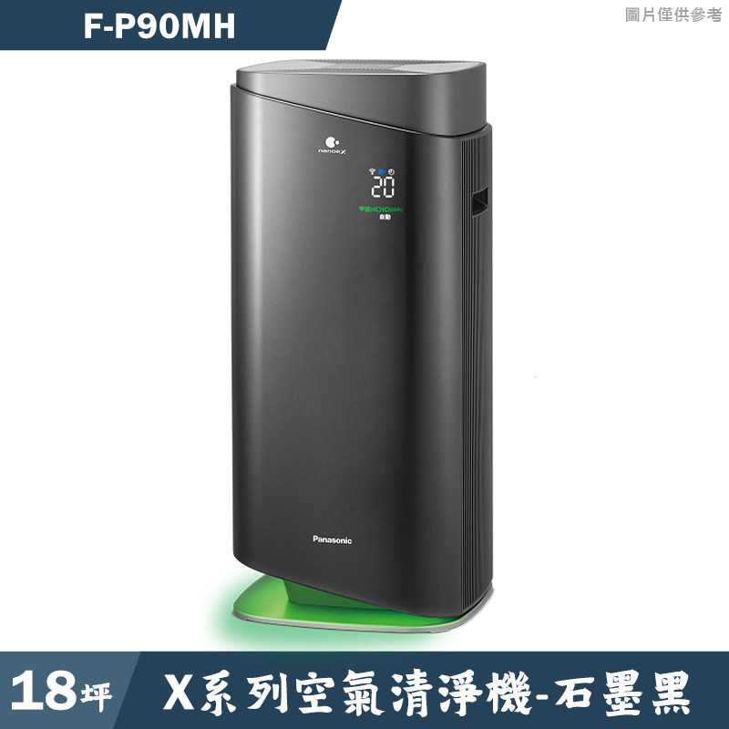 Panasonic國際家電【F-P90MH】X系列空氣清淨機 石墨黑