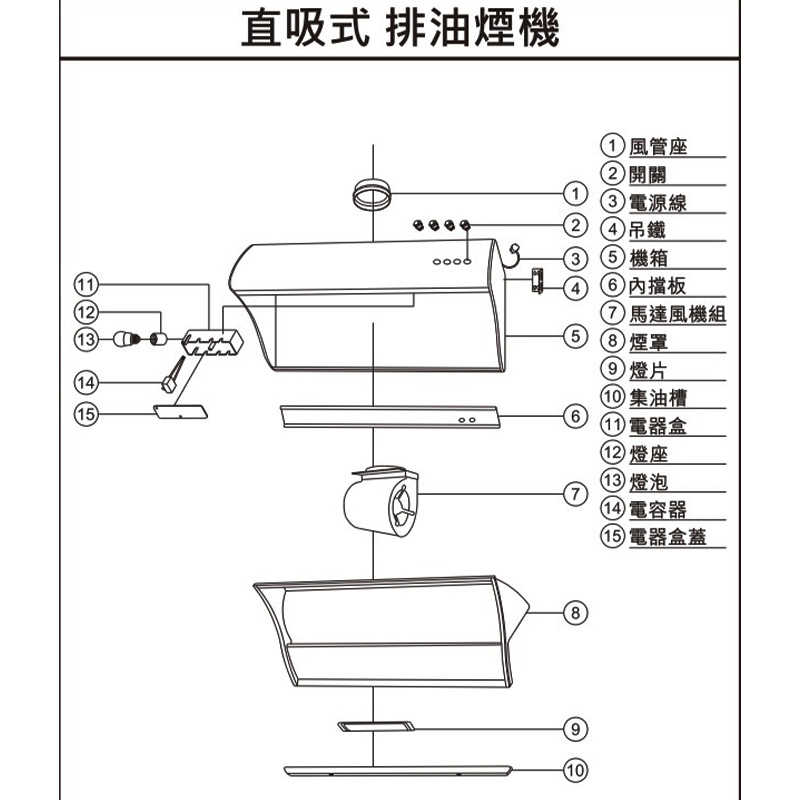 喜特麗【JT-1735L】90cmTURBO強吸斜背式除油排油煙機-不鏽鋼(含全台安裝)