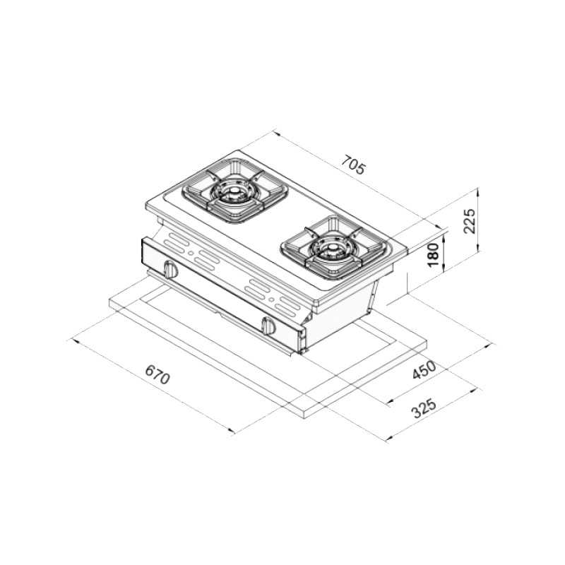 《結帳再折》莊頭北【TG-7005_NG1】一級聚熱焰平價嵌入爐瓦斯爐-天然氣TG-7005(含全台安裝)