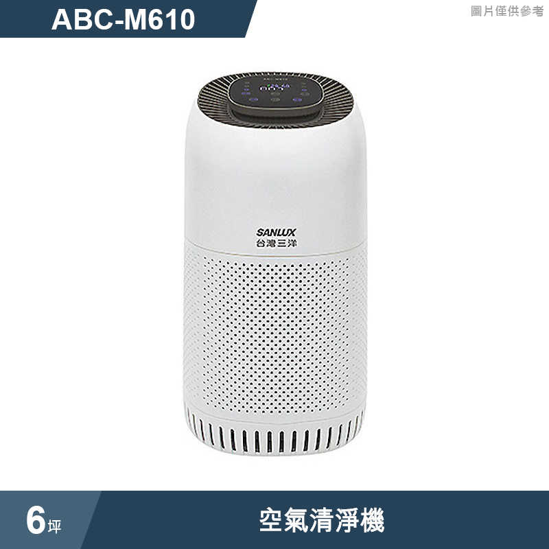 SANLUX台灣三洋【ABC-M610】6坪空氣清淨機