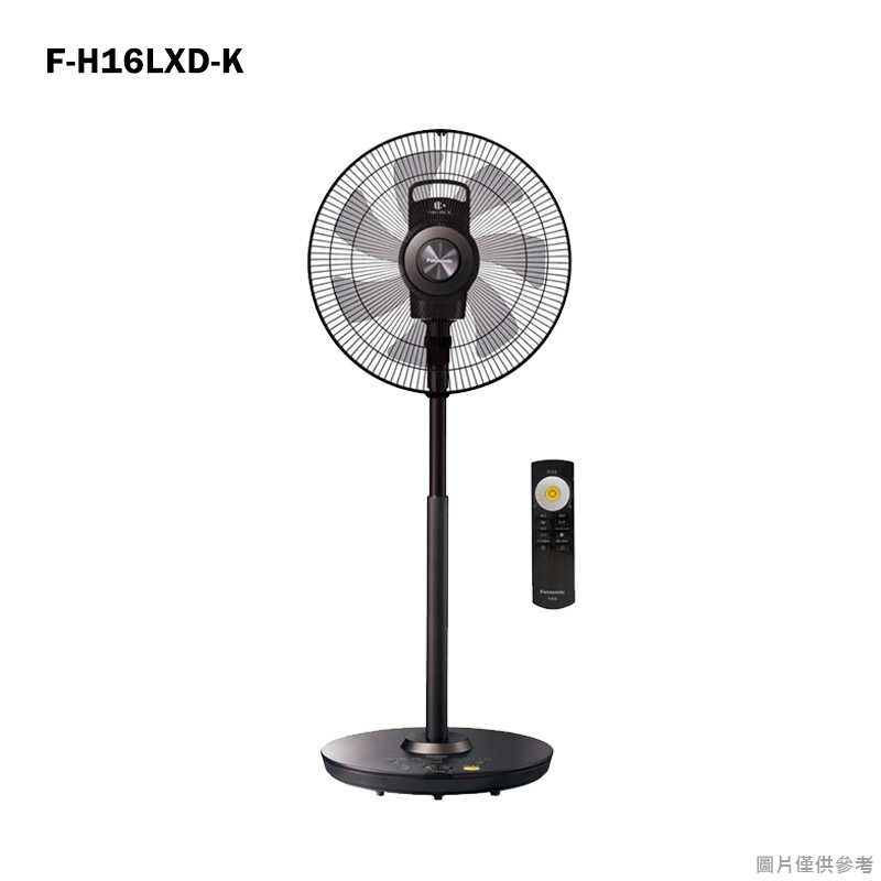 Panasonic國際家電【F-H16LXD-K】16吋7枚扇DC直流馬達清淨型電風扇-晶鑽棕