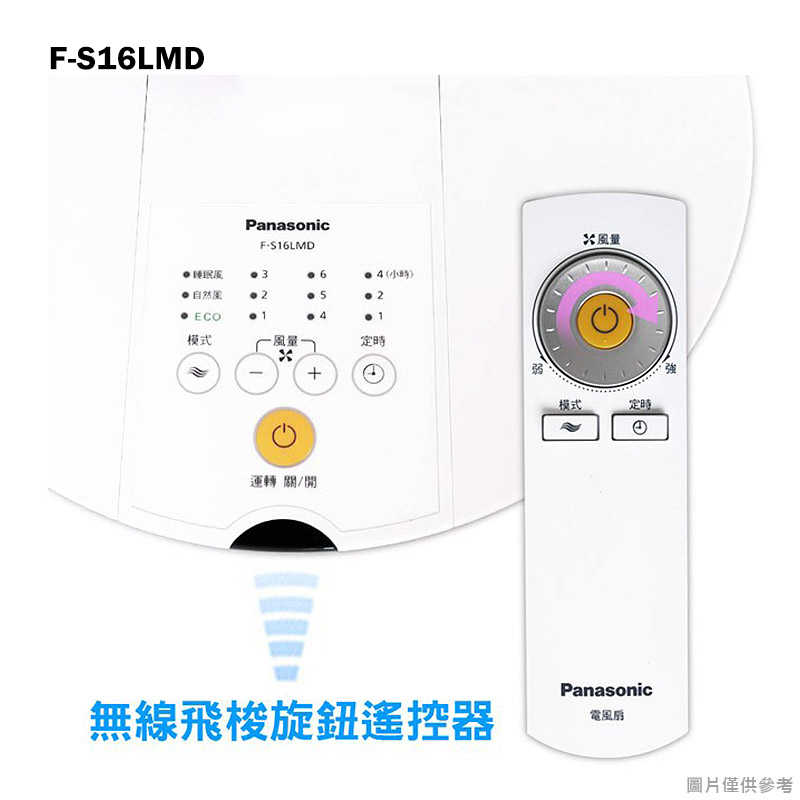 Panasonic國際家電【F-S16LMD】16吋5枚扇DC直流馬達經典型電風扇-閃耀銀