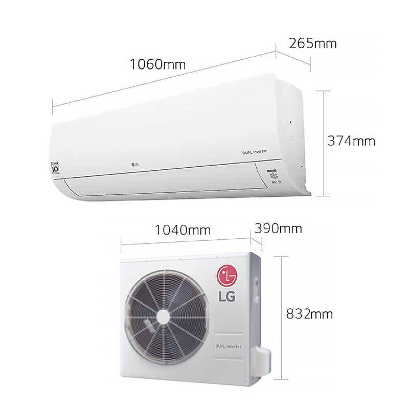 安裝送3000禮劵 LG樂金【LSN71DHPM/LSU71DHPM】變頻一級分離式冷氣(旗艦冷暖型) (標準安裝)