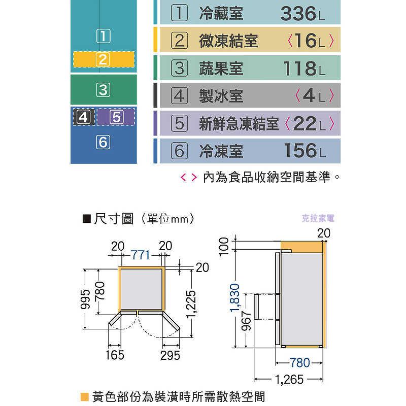 Panasonic國際家電【NR-D611XGS-N】610公升四門無邊框玻璃電冰箱-翡翠金 (含標準安裝)同NR-D611XGS