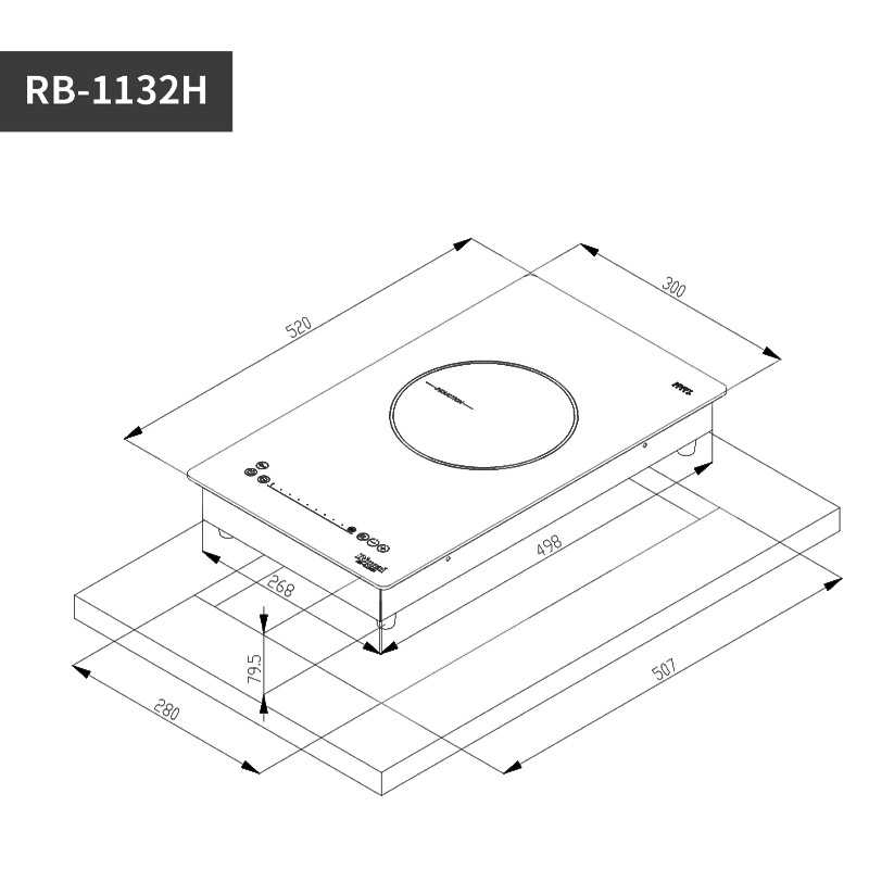 林內【RB-1132H】IH智慧感應單口爐 IH爐 (炊飯功能/SCHOTT陶瓷玻璃)(含全台安裝)