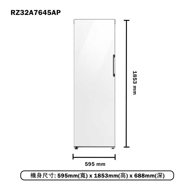 SSAMSUNG三星【RZ32A7645AP】冷凍 / 冷藏櫃(不含門板)