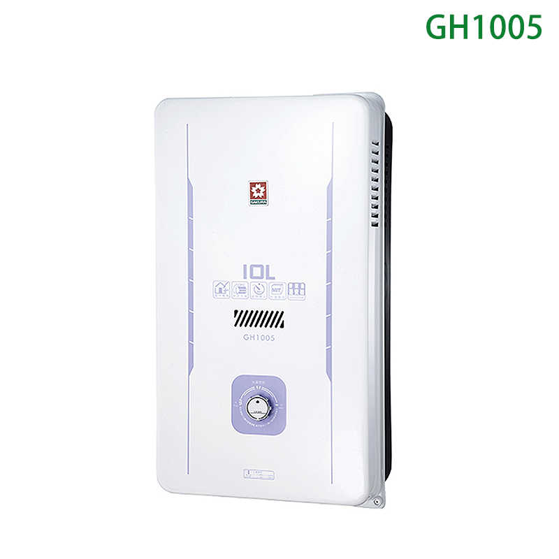 櫻花【GH1005 】10公升傳統水盤式瓦斯熱水器(含全台安裝)液化瓦斯(LPG)