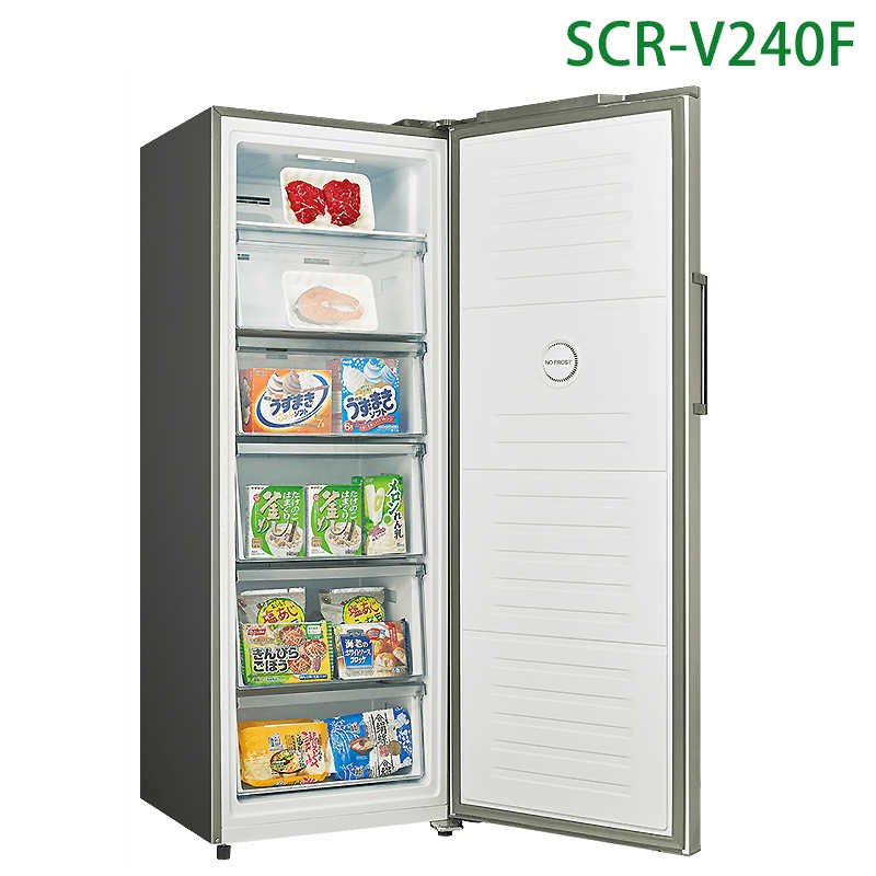 SANLUX台灣三洋【SCR-V240F】240 公升直立式變頻無霜冷凍櫃(標準安裝)