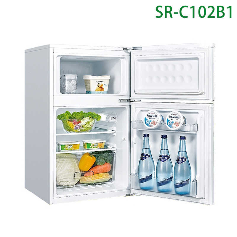 SANLUX台灣三洋【SR-C102B1】102公升雙門直冷定頻電冰箱(標準安裝)