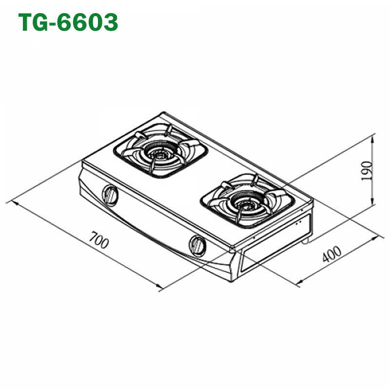 《結帳再折》莊頭北【TG-6603_LPG】雙環內焰傳統瓦斯爐-桶裝瓦斯 (全台安裝)