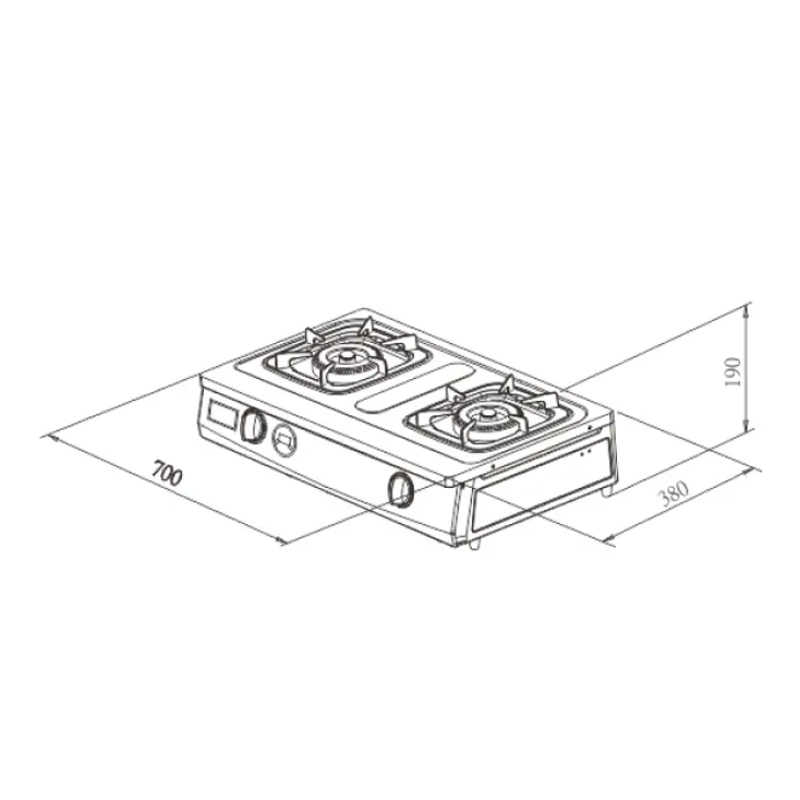 《結帳再折》莊頭北【TG-6312_NG1】一級雙環銅爐頭/雙控定時台爐瓦斯爐-天然氣TG-6312(含全台安裝)