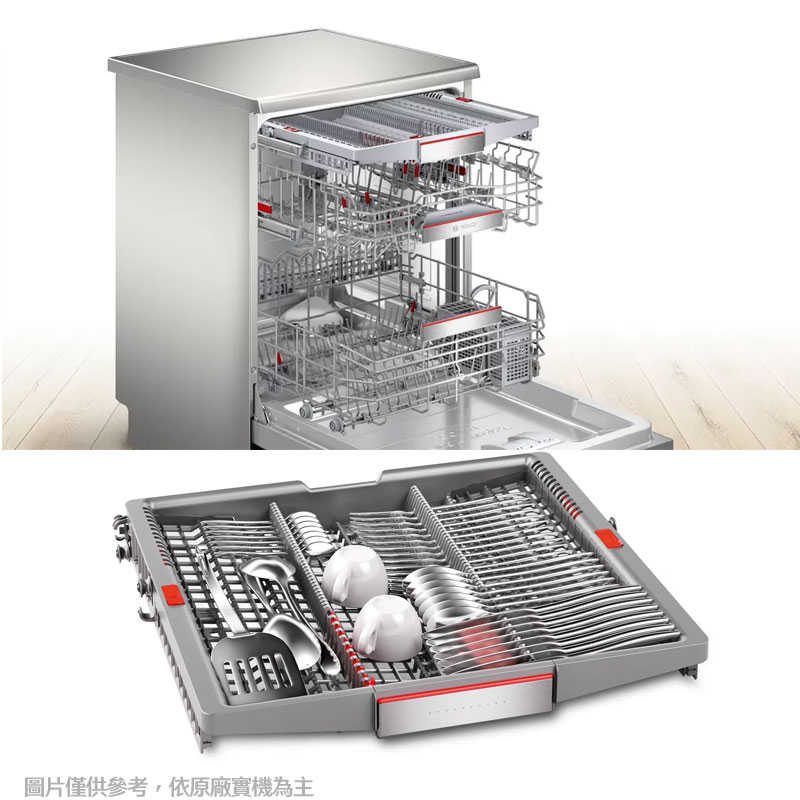 BOSCH【SMS8ZCI00X】獨立式沸石洗碗機(含標準安裝)