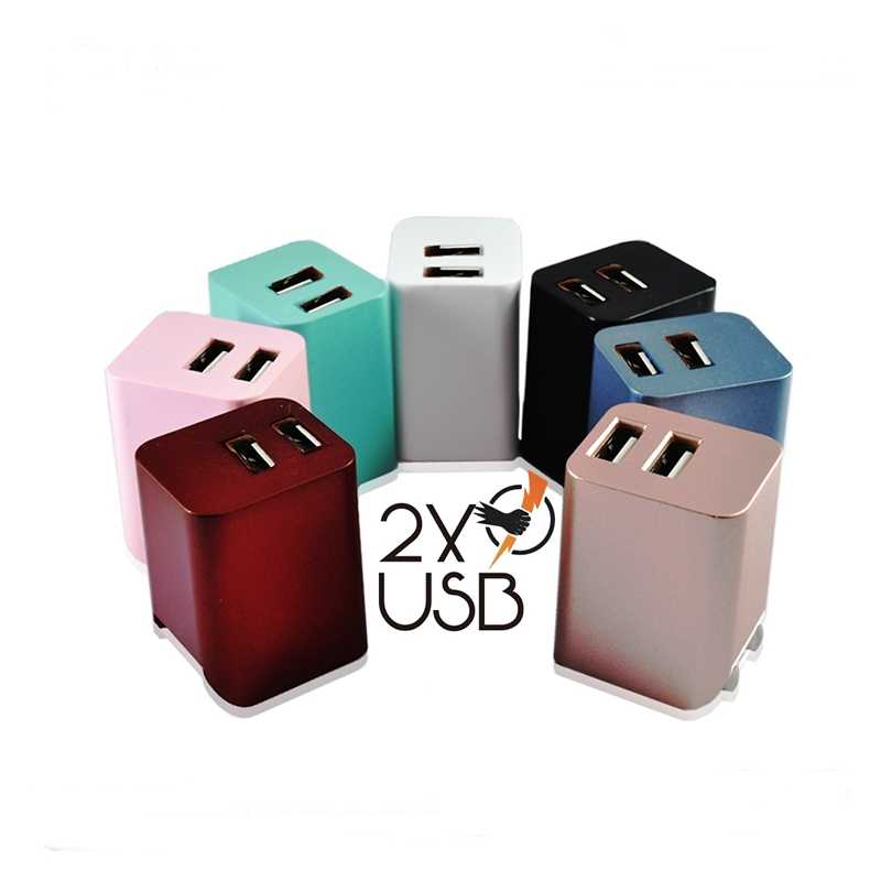 【94號鋪】U1 2.4A雙USB電源供應器(5色)