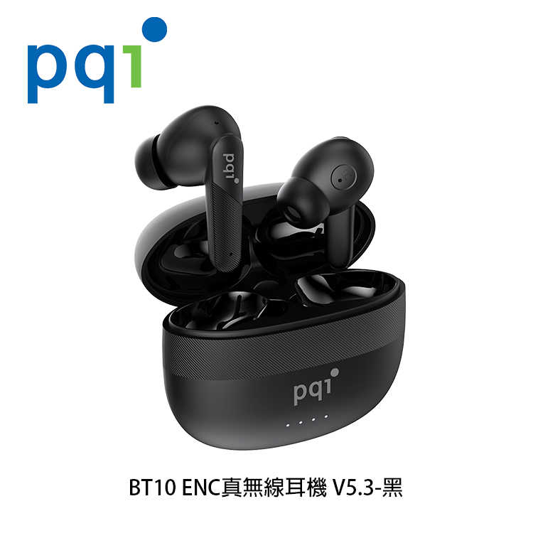 【94號鋪】PQI 勁永 BT10 ENC真無線耳機 V5.3【黑色】