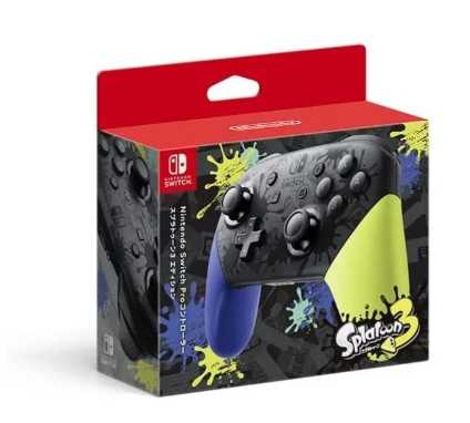 Nintendo任天堂 Switch Pro 斯普拉遁3版 漆彈大作戰3 搖桿