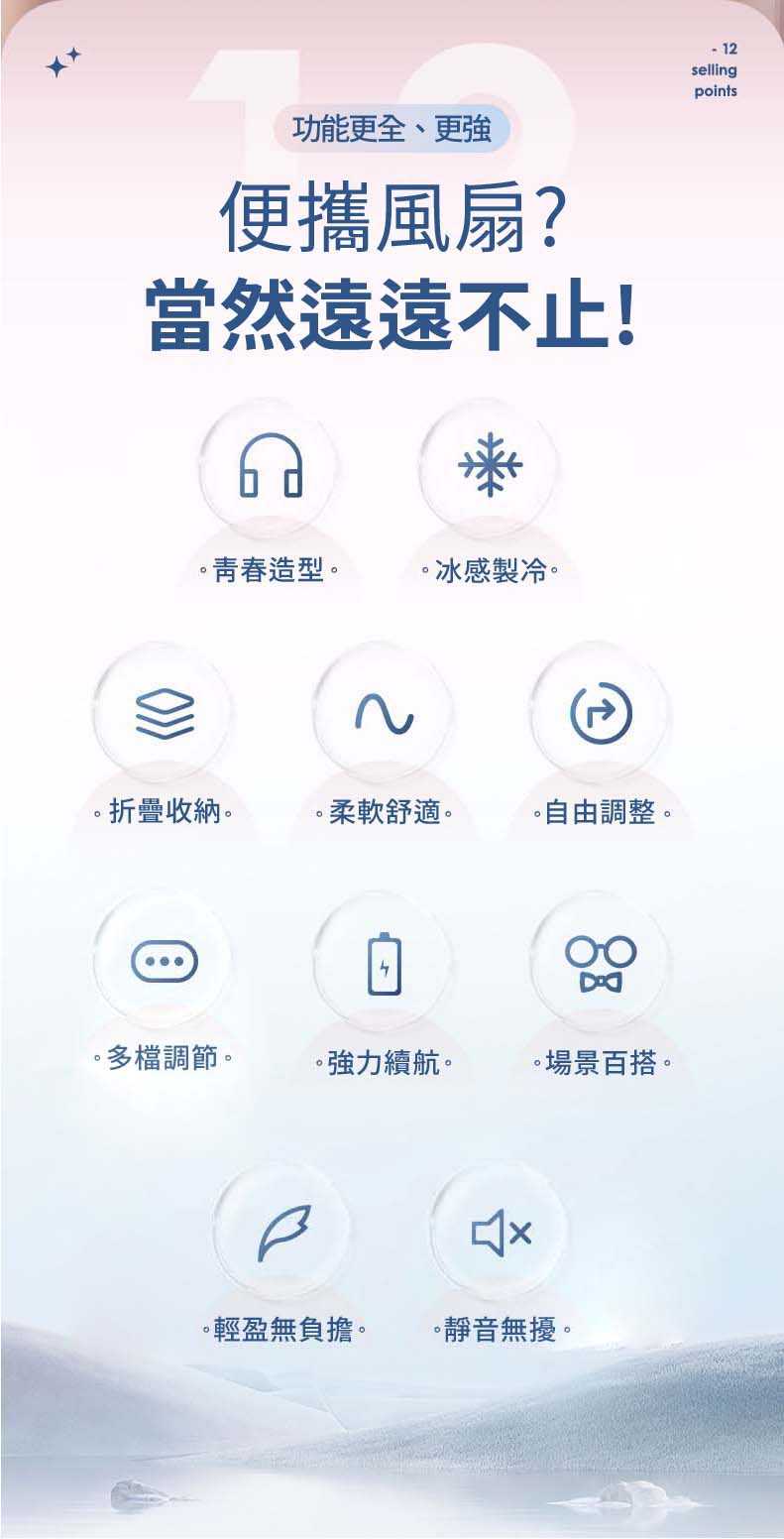 半導體製冷無葉掛脖風扇