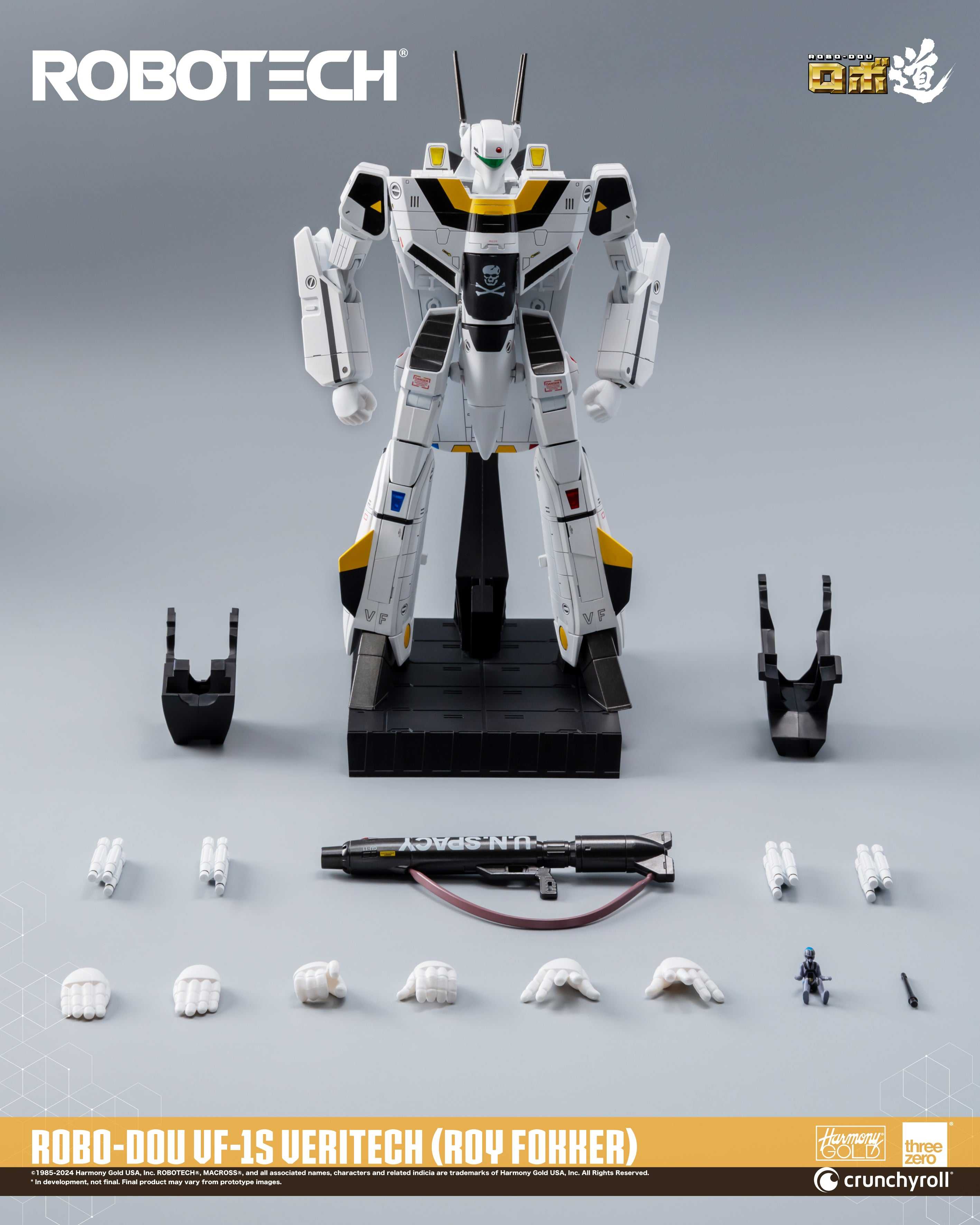 【誥誥玩具箱】Q4預購 Threezero  ROBO-DOU 超時空要塞 VF-1S 洛·福卡 20.3cm 704