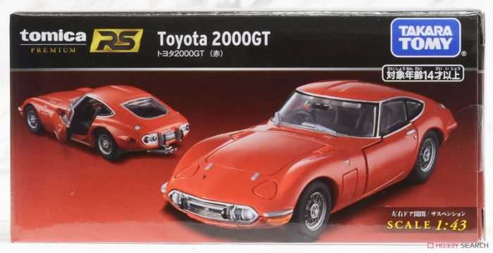 【誥誥玩具箱】現貨特價 日版 多美 合金車 TOMICA Premium 豐田 RS Toyota 2000GT 紅色