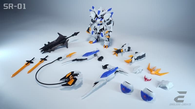 G3月 EC模型 SR-01 修羅道 白鬼 Byaki MGSD 巴耶力 組裝模型 116