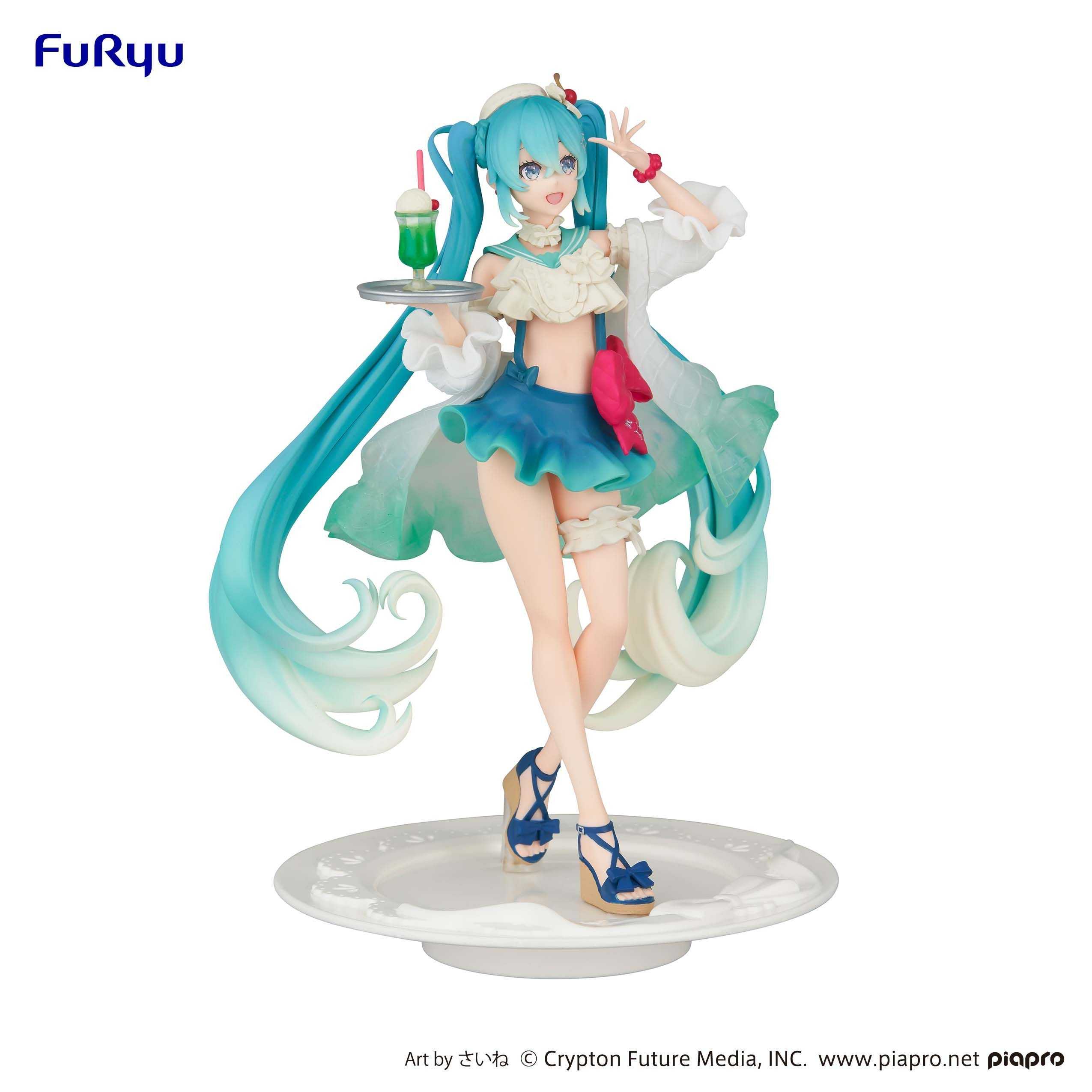 【誥誥玩具箱】現貨 furyu 景品 初音未來 SweetSweets 哈密瓜漂浮汽水Ver