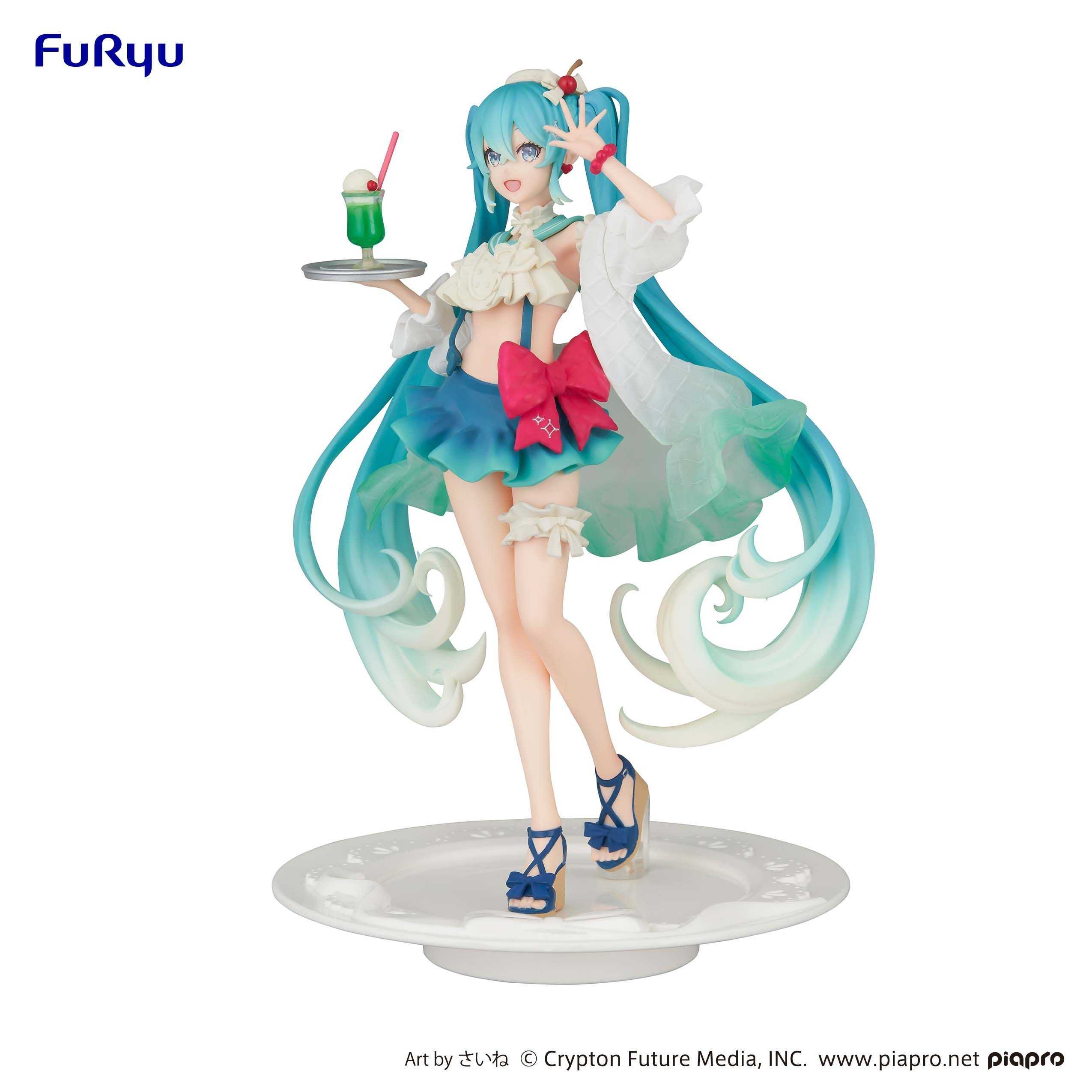 【誥誥玩具箱】現貨 furyu 景品 初音未來 SweetSweets 哈密瓜漂浮汽水Ver