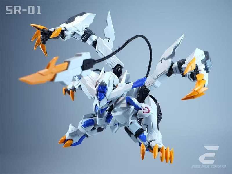 G3月 EC模型 SR-01 修羅道 白鬼 Byaki MGSD 巴耶力 組裝模型 116