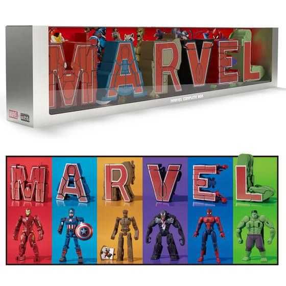 【誥誥玩具箱】特價現貨 日版 BANDAI盒玩 超變換 文字 漫威 MARVEL Complete Box 中盒套組