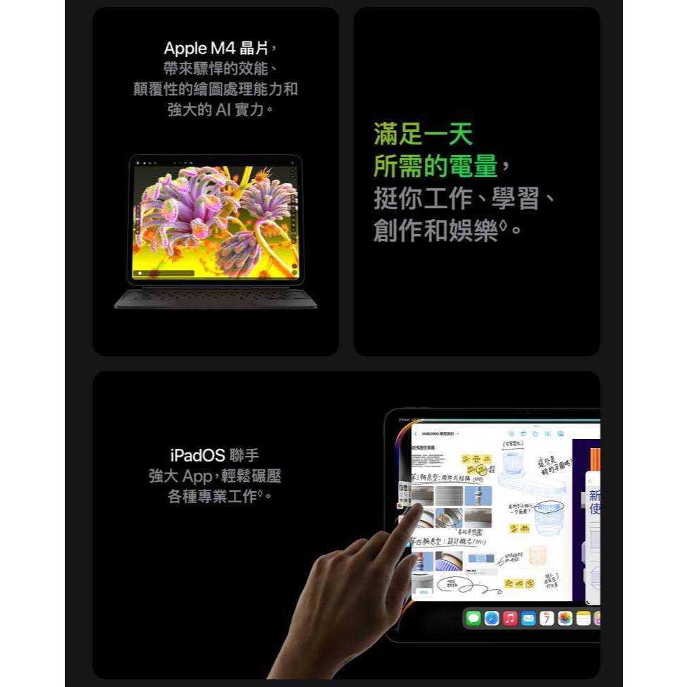 【夯品集】  2024 Apple iPad Pro 11吋 256G WiFi 平板