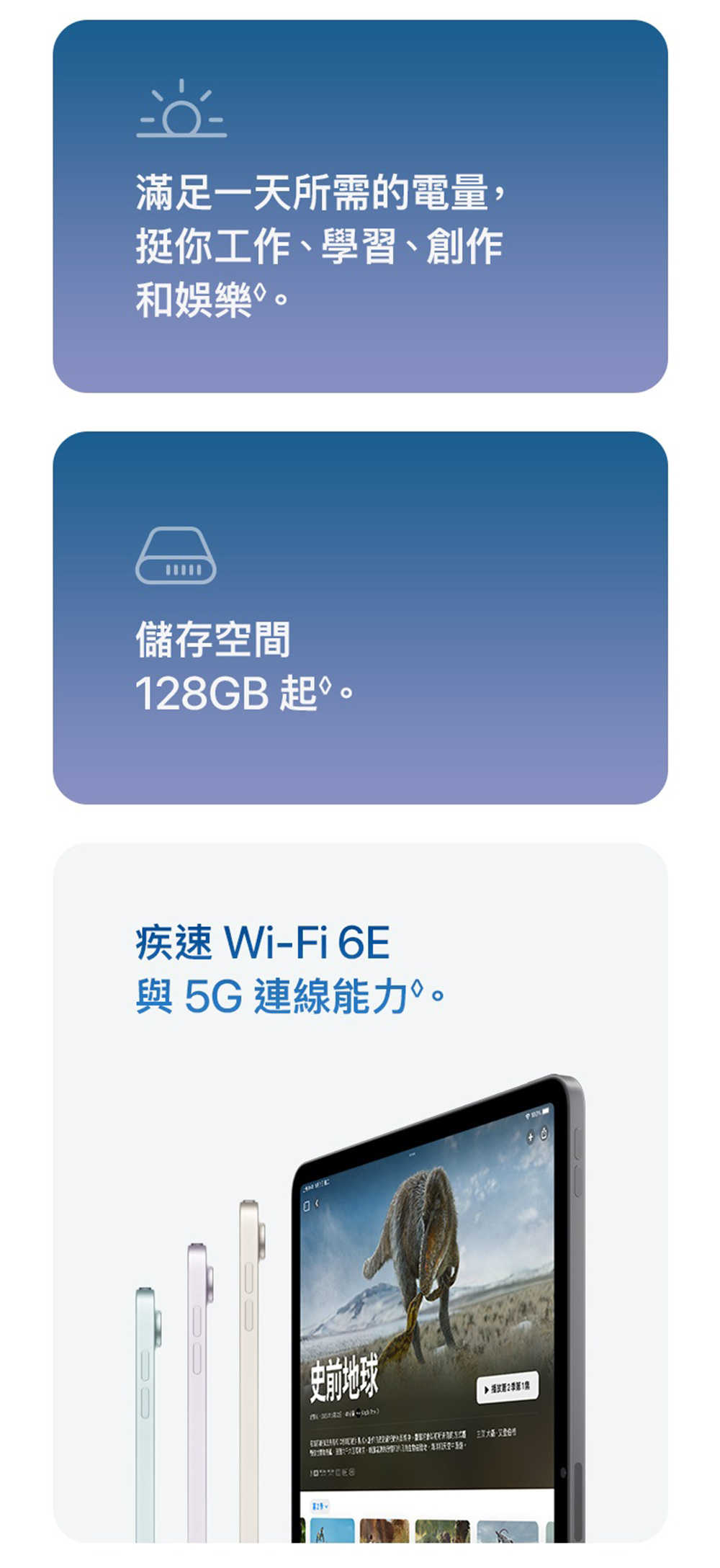 【夯品集】 2024 Apple iPad Air 11吋 128G WiFi 平板