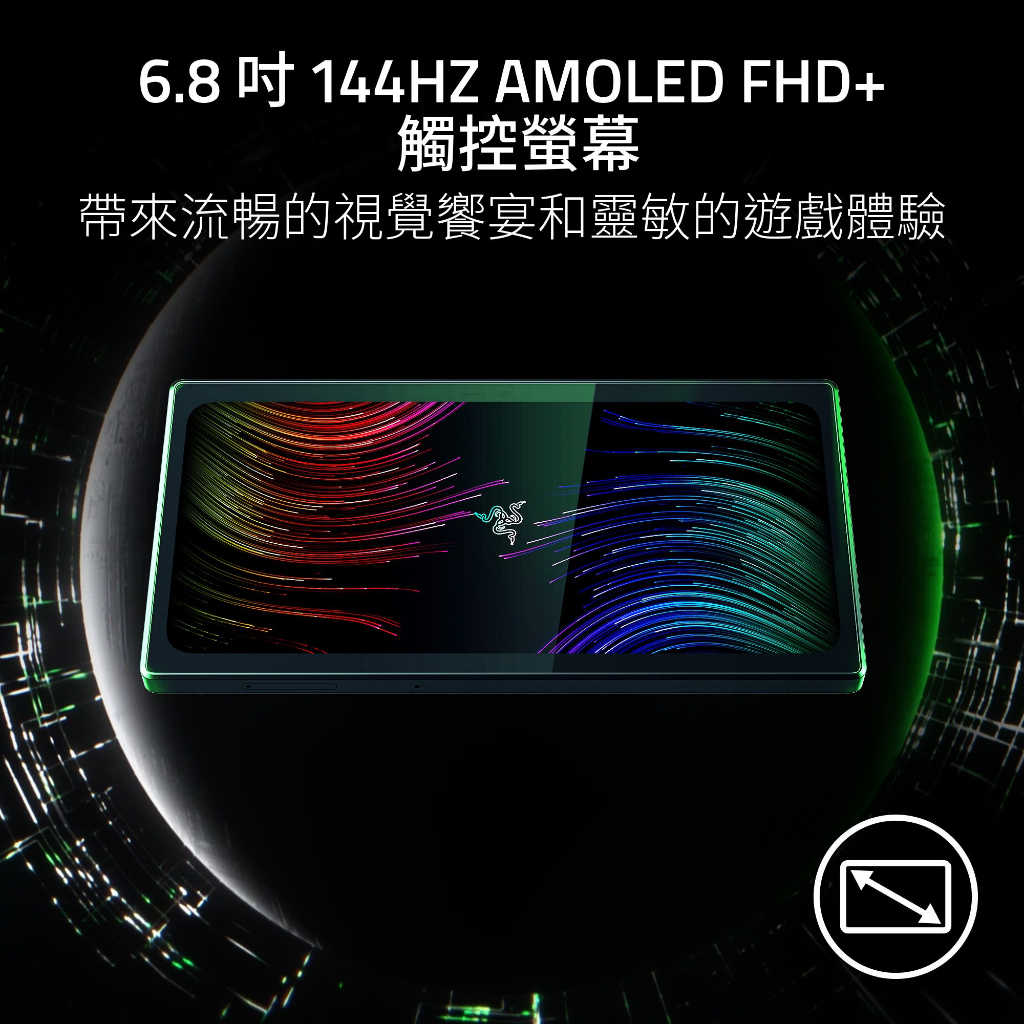 【夯品集】 Razer 雷蛇 Edge WIFI版 電競遊戲掌機(含Kishi V2 Pro手把) 贈禮券 序號