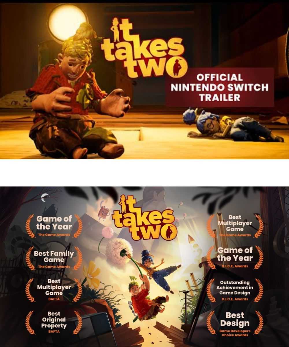 【夯品集】 任天堂 Switch 雙人成行 It Takes Two 國際版封面 支援中文 [全新現貨]