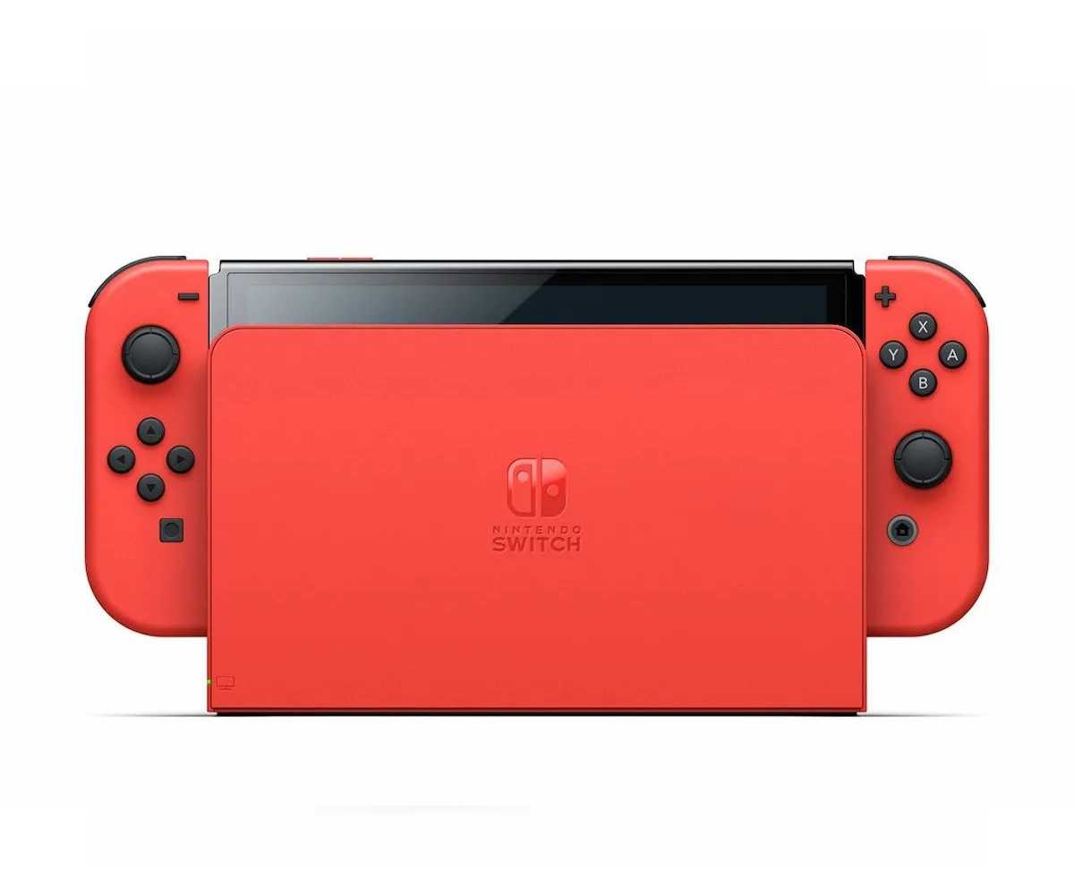 【夯品集】任天堂 Switch OLED主機 瑪利歐紅 亮麗紅特仕主機